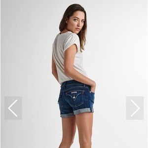 Hudson Croxley rolled denim shorts